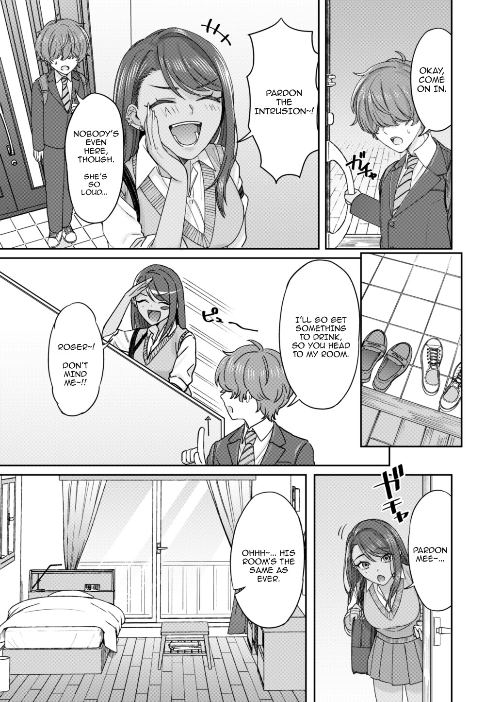 Hentai Manga Comic-Story About A Secret Study Session With My Black Gyaru Childhood Friend-Read-6